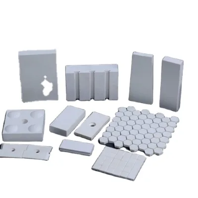 Refractory ceramic bricks with large specific heat and good thermal stability.