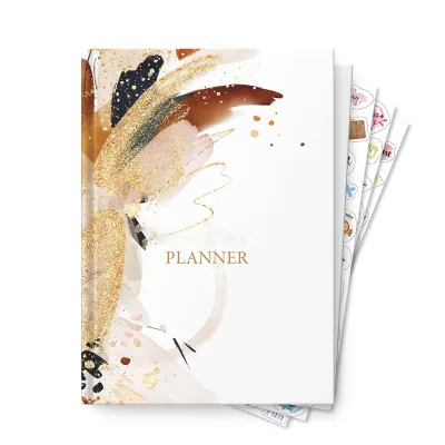 Undated Goal & Self-Care Planner Daily Weekly & Monthly Planner Time Management Organizer With Calendar Gratitude Journal