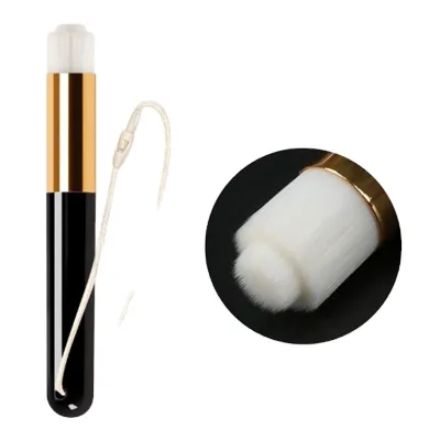 Private Label Wooden Handle Lash Cleansing Brush Nose Blackhead Eyelash Cleaning Makeup Cleaner Brush Single Makeup Brush