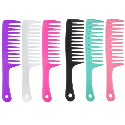 Wholesale Custom Green Hair Comb Set Parting Antistatic Heat Resistant Rat Tail Comb for Home Use Barber Hair Cutting