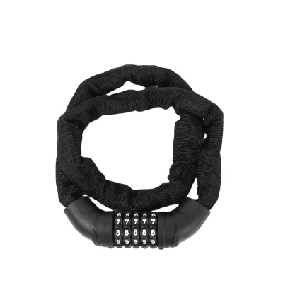 2025 New Design Bicycle Anti-Theft Password Chain Lock Mountain Bike Electric Motorcycle Lock