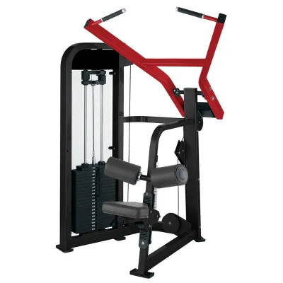 Commercial Gym Equipment Fixed Pulldown Pin Loaded Lat Pulldown Machine