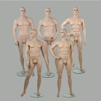 Fashion Design Window Mannequin Realistic Fiberglass Man Mannequin