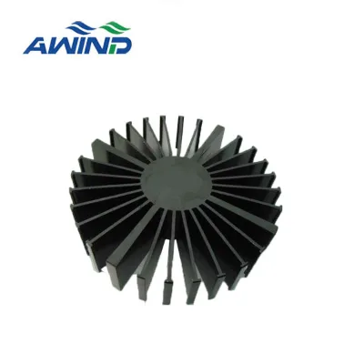 Mini 200w 320w 600w Aluminum Circular Light 29mm 30mm Anodize Heat Sink Round Disipador Sunflower Heatsink High Bay for Led Cob