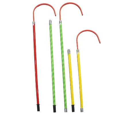 Huazheng HZJYG 10kV 35kV 110kV 220kV 500kV Telescopic High Voltage Rescue Stick Electrical Emergency Rescue Hook