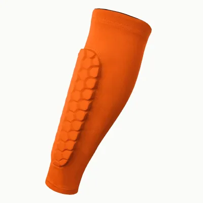 Outdoor Sports Football Anti-Collision EVA Breathable Calf Sleeves Honeycomb Design with Protection Function