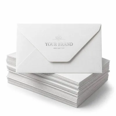 Luxury Papr Envelopes Custom Logo for Small Business Ecommerce Orders and After Sales Gifts