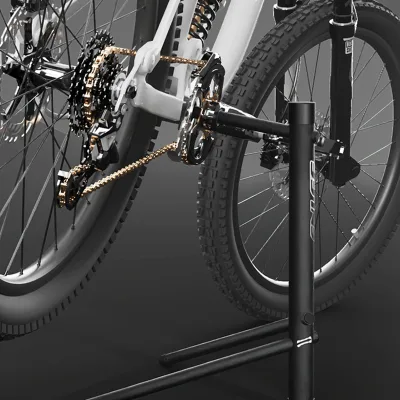 ENLEE Indoor Garage Storage Bike Repair Stand Maintenance Holder Rack Bicycle Floor Parking Rack Stand for Mountain Road Bike