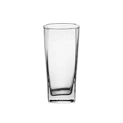 300ml Classic Design High Tall High Quality bar Drinking Ware square Beverage Glass Tumbler Mix Drinks Cup glassware for Hotel