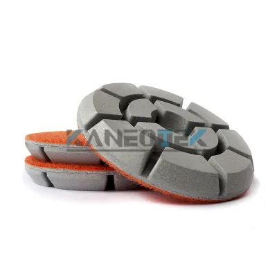 KANEOTEK 3" 5" Resin Bond Diamond Sanding Block Polishing Tooling Pads for Polishing Concrete Floor