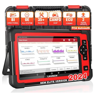 Launch CRP919E Full System Bi-directional OBD2 Scanner Diagnostic TOOL Machine for All Cars 2 Years Free Update