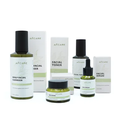 Korean Beauty Skin Care Set Cruelty-free Antioxidant & Remove Acne and Tea Tree & Niacinamide Skin Care Set Make Your Own LOGO
