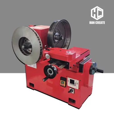 Multi-Functional Huandyn C9335 Auto Maintenance Brake Drum Lathe 70-320rpm Spindle Speed Stable Performance Car Brake Disc