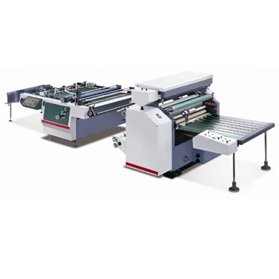 Semi-automatic Paper Hot Roll to Roll Lamination Machine Label Laminating Machine