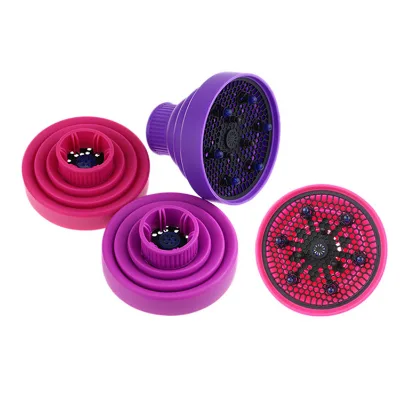 Salon and Home Folding Silicon Gel Hair Blow Dryer Diffuser Hair Dryer Diffuser Folding Diffuser