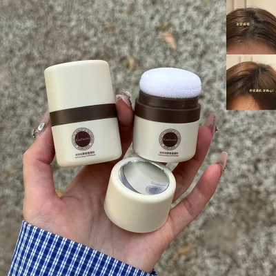 Vegan Instant Fluffy Oil Hair Loose Powder with Mirror Long Lasting Sweatproof Oil Head Nemesis Private Label Hair Pomade Powder