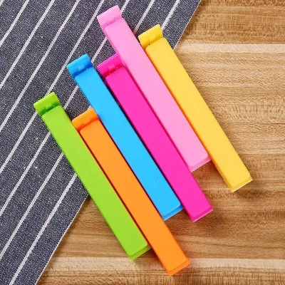 Wholesale Plastic Chip Clips for Food Packages Curved Design Sealing Bag Clips for Food Kitchen and Home