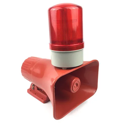 High Decibel Portable Security Alarm Siren Construction Safety Beacon Light Waterproof Dustproof Audible Visual Alarm BC-3B FML