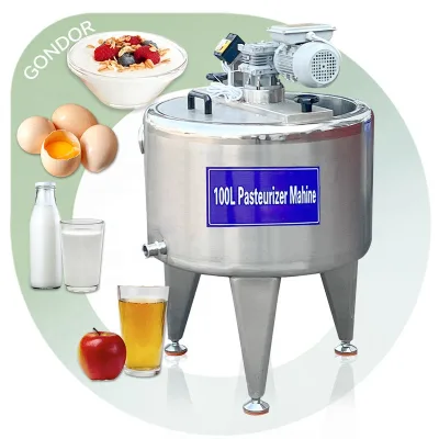 Boiler Pasteurizer Butter Vinegar Household Pasteurization 1000 Liter Batch Pasteurized Machine for Butter