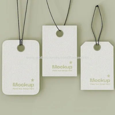 Luxury Fashionable Paper Hang Tag Garment Accessories Apparel Label Hang Tag Custom Label