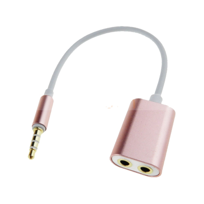Audio 3.5mm Jack Splitter 1 in 2 Out Earphone Aux Cable Headphones Mobile Phone Plug Headset One in Two Couples for Audio Line