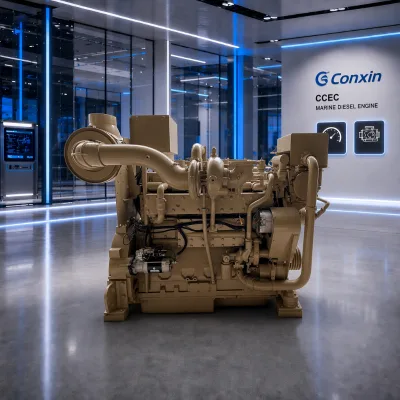 CONXIN CCEC Marine Diesel Engine High Performance 6 Cylinder Inboard Propulsion Reliable Ship Power Water-Cooled Electric Start
