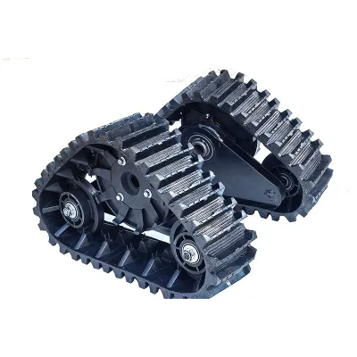 Rubber Track Wheels Sets for 50cc-250cc ATV UTV Buggy Snowmobile Quad Dirt Bike Electric Motorcycle Sand Snow Track System
