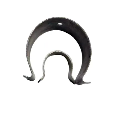 Caiyin Custom Colorful Zinc Plated Galvanized Stainless Steel Flat Cable Clip Round U-shaped Spring Box Packed Custom Size