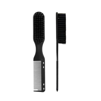 Men's Oil-styled Comb Brush for Beard Cleaning Transparent Opp Bag Packaging