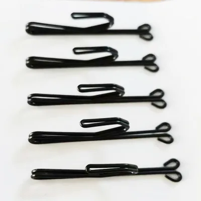 Metal Curtain Hooks Slip on Drapery Hook Shower Curtains Hooks Stainless Steel Drapery Pins Hook for Window Door Curtain