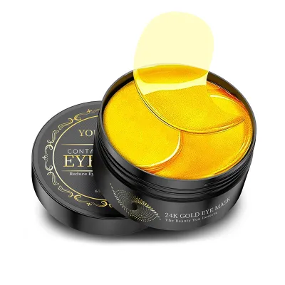 Greenlem Private Label/OBM/ODM High Quality 24K Gold Pads Patch Hydrogel Hydrating Collagen Eye Mask