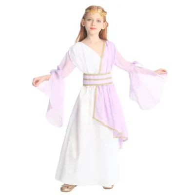 Halloween Elegant Princess Sweet Cute Girl Dress Drama Masquerade Party Egyptian Goddess Role Play Stage Performance Costume