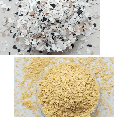 Natural Muscovite Rock Fragments Mixed Color Rock Flakes for Terrazzo and Epoxy Floor Decorations