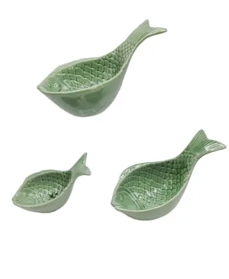Soy Sauce Dish Ceramic Fish Shaped Seasoning Dipping Bowl Cute Small Dip Bowl