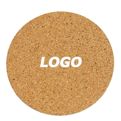 Cork Coasters Round and Square, Heat Resistant Pot Holders and Table Trivets, Print Logo Gift for Kitchen Dining