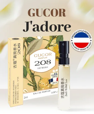 GUCOR 208 2ml French Pocket Perfume Spray Fruity Scent Eco-Friendly Long-Lasting Portable