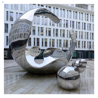Stainless Steel Outdoor Sculpture ,large Stainless Steel /abstract Sculpture