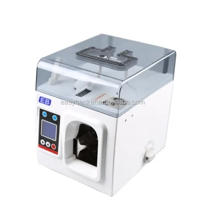 JB-240  Efficient and Fast BankNote Banding Machine 40mm Width Tape Money Strapping Financial Equipment for Banks