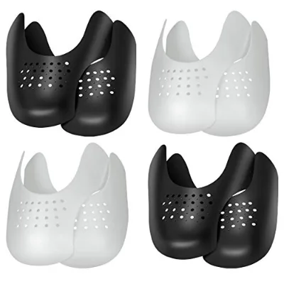 Durable Shoe Crease Protectors for Dunks More Sneakers-4 Pairs Anti-Wrinkle Support Mens 7-12/Womens 5-8