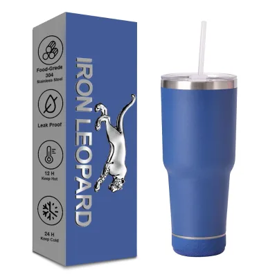 American Style LED Bluetooth Speaker Metal Tumbler Drinking Cup with Straw for Music-Loving Hot Beverages for Back-to-School