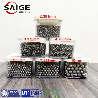 AISI52100 100Cr6 G10 G20 G28 5.556mm 6.35mm 7.938mm Chrome Steel Ball Bearing Solid Iron Household Appliance Sphere Toy Toy Ball
