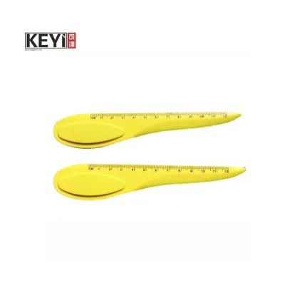 Custom Logo Office Multifunctional 5 Inches Ruler with Letter Opener