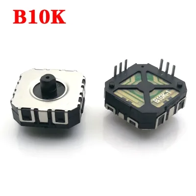 6pin Sliding Joystick Multifunctional Potentiometer B10K-1 Rocker Handle with Push Button Switch Direction Keys for PSP