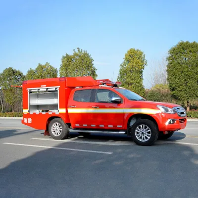 New 4x4 Diesel Pickup Fire Truck Equipment with Automatic Transmission and Euro 4 Emission