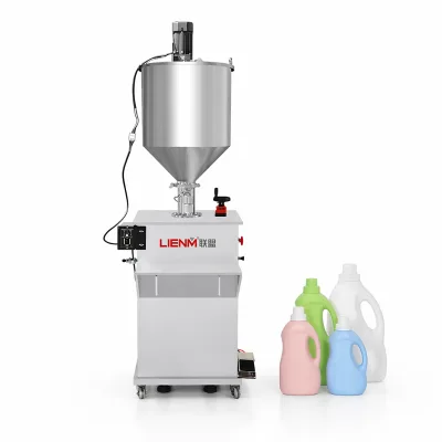 Industrial Semi-auto Pneumatic SUS304 Stainless Steel Paste Filling Machine Viscous Material Dispenser