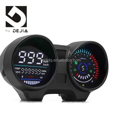 DEJIA New Motorcycle Speedometer Liquid CG125 FAN TITAN2000