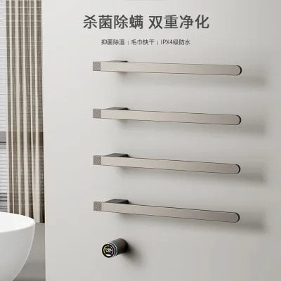 Wholesale Hidden Electric Heated Towel Rank,Luxury and Premium Wall Mounted Brass Towel Warmer for Bathroom