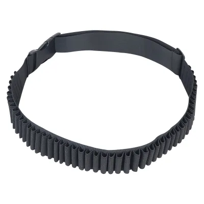Nylon Outdoor Sports Tactical Belt with 50-Hole Mag Elastic Hunting Storage Belt for Sports and Hunting