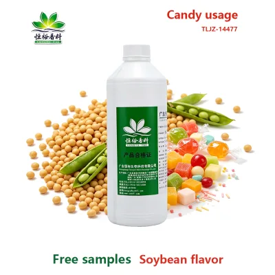 Soybean Food Flavor, Soybean Aromatic Oil, Suitable for Gummies, Chewing Gum, Syrup, Solid Drinks, Candy, Beverages, Perfume Oil