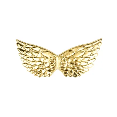 Gold Feather-like Unicorn Wings Shiny Angel Fairy Wings Cosplay Costume for Birthday Party